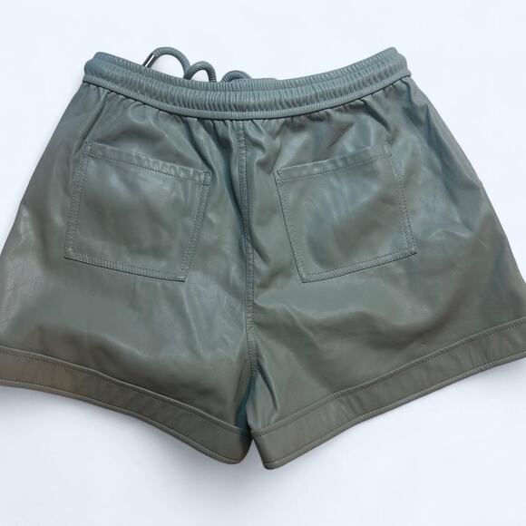 Johnathan Simkhai Doah Womens medium green Vegan Shorts - Picture 2 of 5